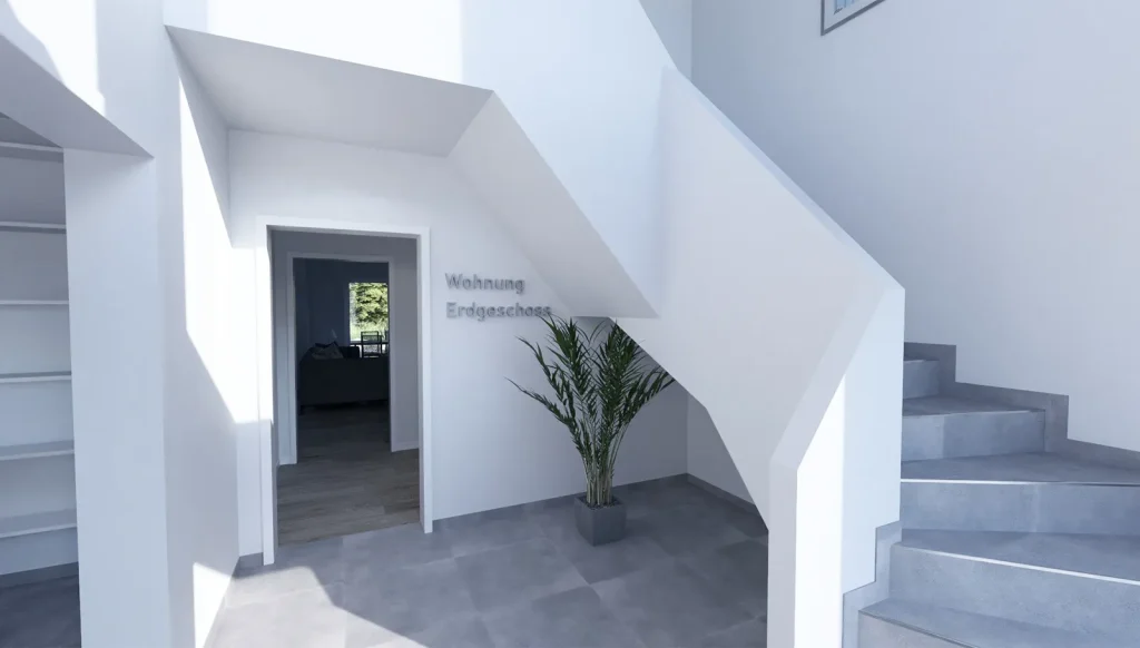 Zweifamilienhaus Family+ - Flur Erdgeschoss