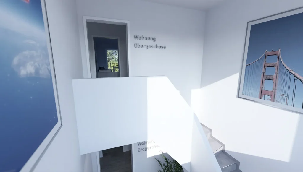 Zweifamilienhaus Family+ - Treppenaufgang