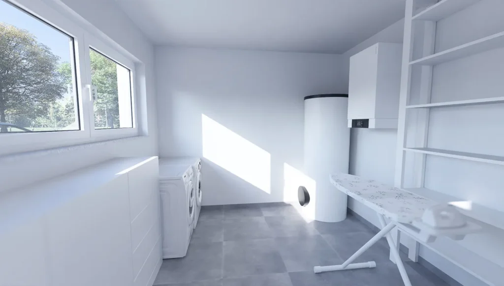 Zweifamilienhaus Family+ - Technik / HWR