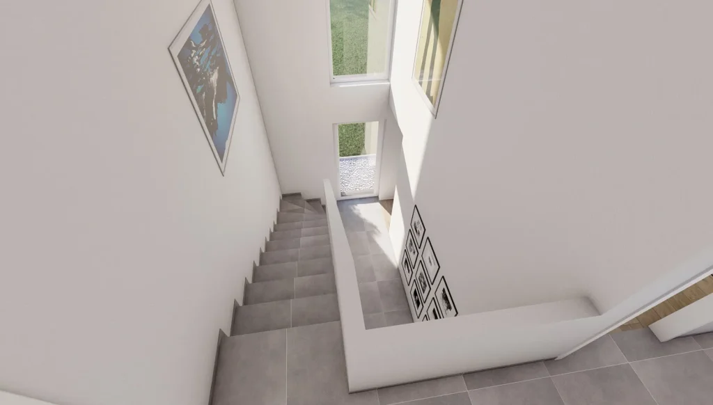 Tinyhouse Slim - Treppenhaus OG