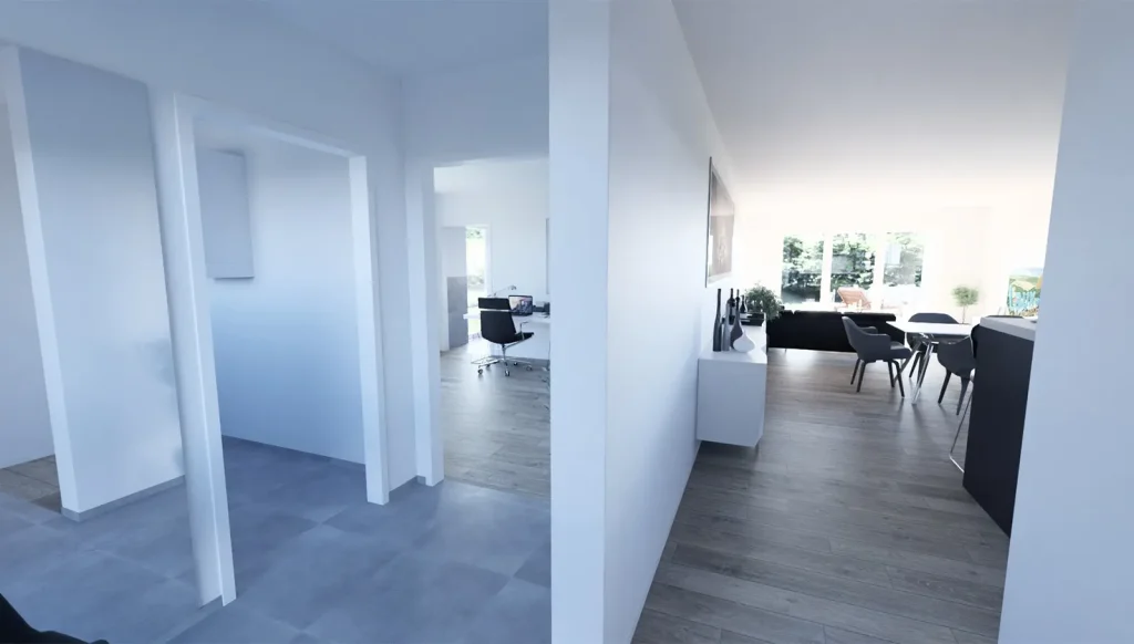 Bungalow Flat - Einblick in den Wohnbereich