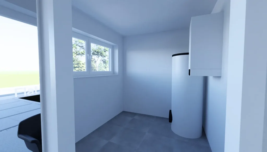 Bungalow Flat - Technikraum