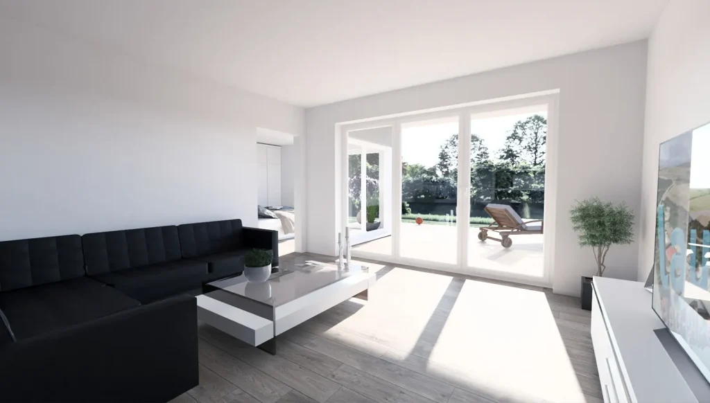 Bungalow Flat - Wohnbereich